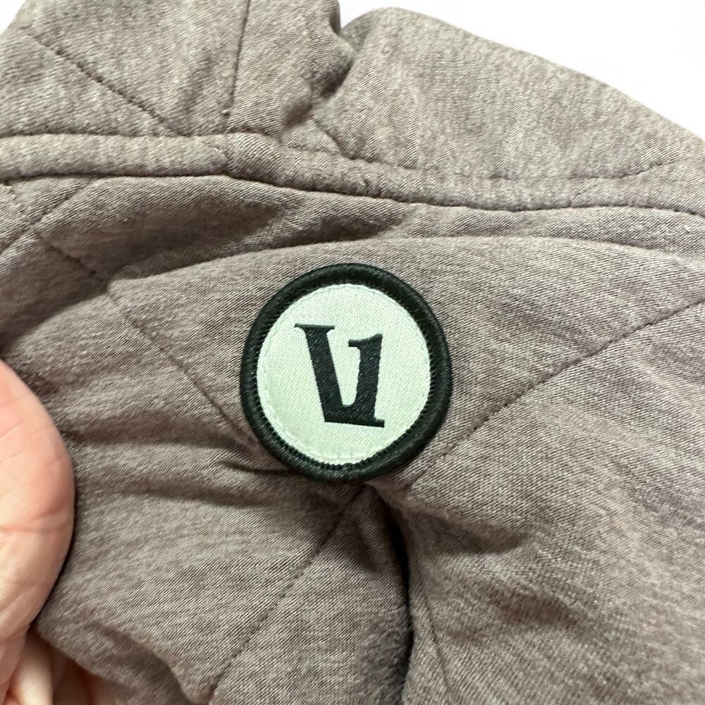 VUORI Quilted Halo Insulated Primaloft Jacket in Hazel Heather, Size M - Picture 5 of 8